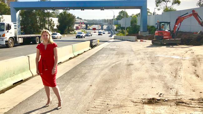 Oatley state Labor candidate Lucy Mannering has slammed the introduction of tolls for the M5 East Motorway for the first time in history. Picture: Eliza Barr