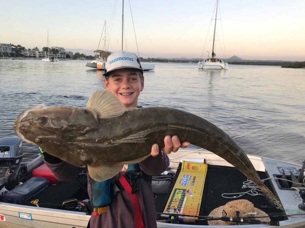 Sunshine Coast fishing: Teen reels in prized flathead