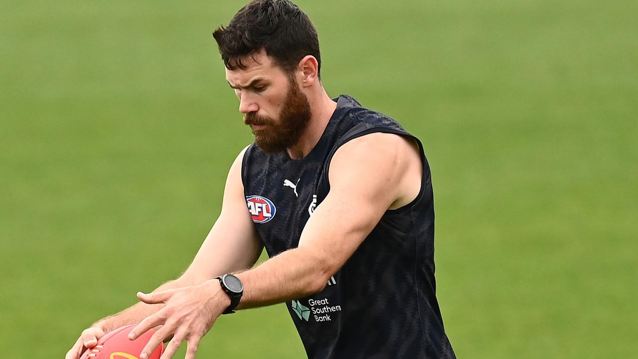 Mitch McGovern is out with a hamstring injury. Picture: Quinn Rooney/Getty Images