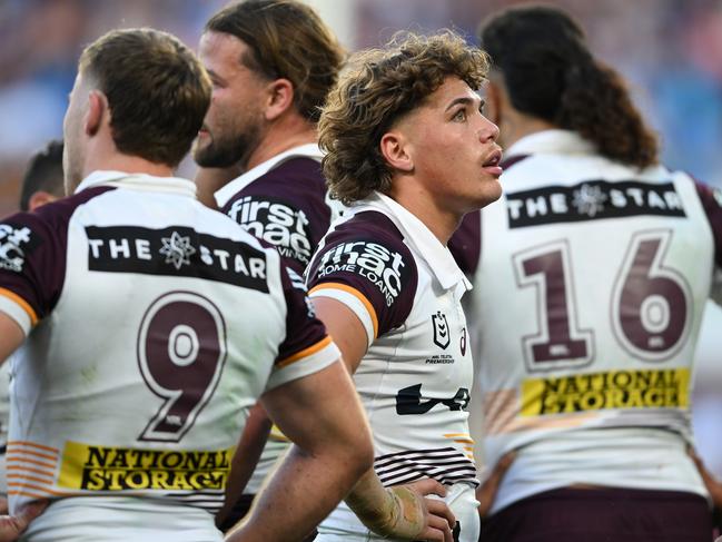 The timing of Reece Walsh’s video is a disaster for the Broncos. Picture: Matt Roberts/Getty Images