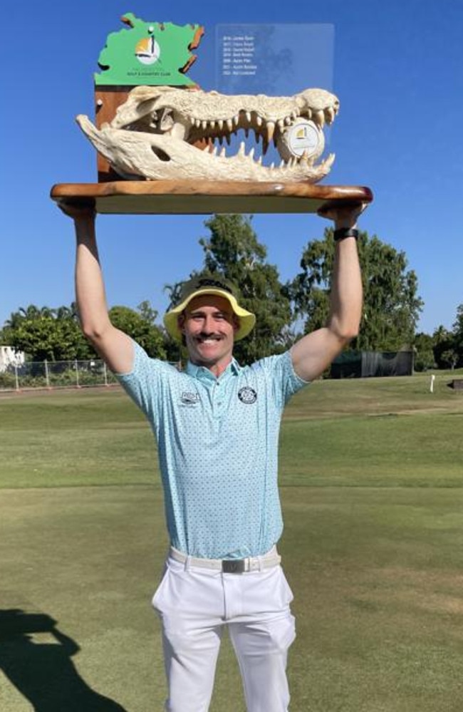NT PGA Championship 2023 winner Daniel Gale. Picture: Max Hatzoglou