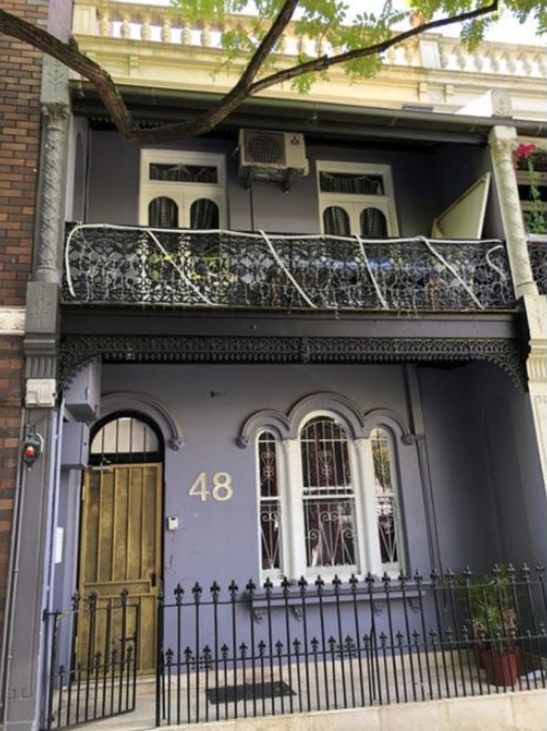 The brothel at 48 Kellett St, Potts Point was up for lease in February before being placed under offer. It had been operating for two decades.