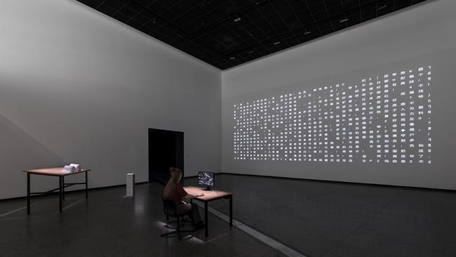 Winnie Soon tries to make graphically visible the inherently silent and elusive regime of digital censorship in China. ACCA/the artist/Andrew Curtis