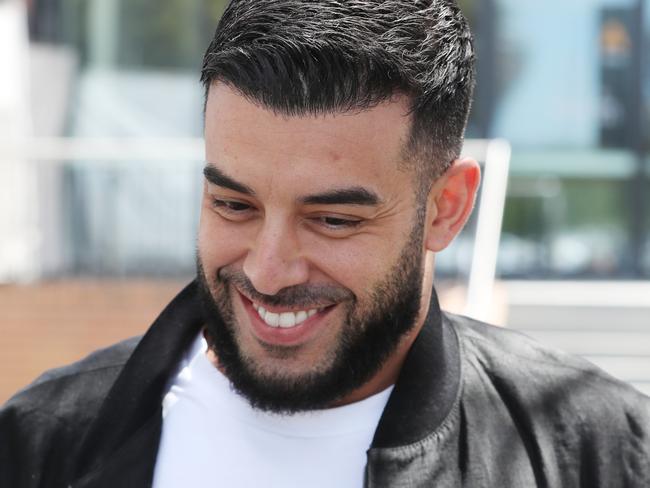 MELBOURNE, AUSTRALIA- NewsWire Photos DECEMBER 11, 2024: Adrian Portelli accused of a hooning incident in 2020, leaves the Sunshine Magistrate Court in Victoria. Picture:  NewsWire/ David Crosling