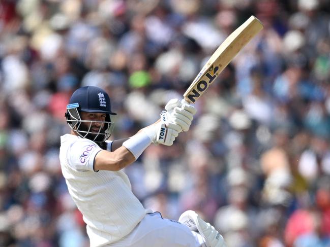 Moeen Ali has produced one of his best Test scores in years. Picture: Gareth Copley/Getty Images.