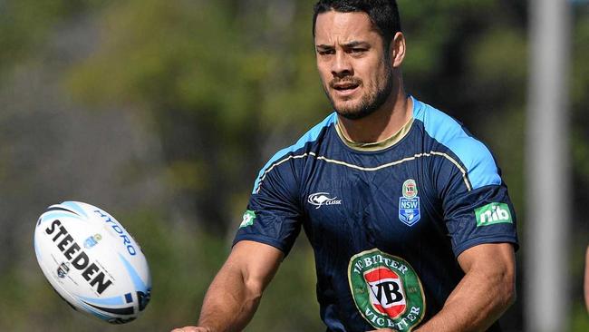 HE'S BACK IN BLUE: Queensland will be worried by what Jarryd Hayne can do in Origin I. Picture: DAVE HUNT