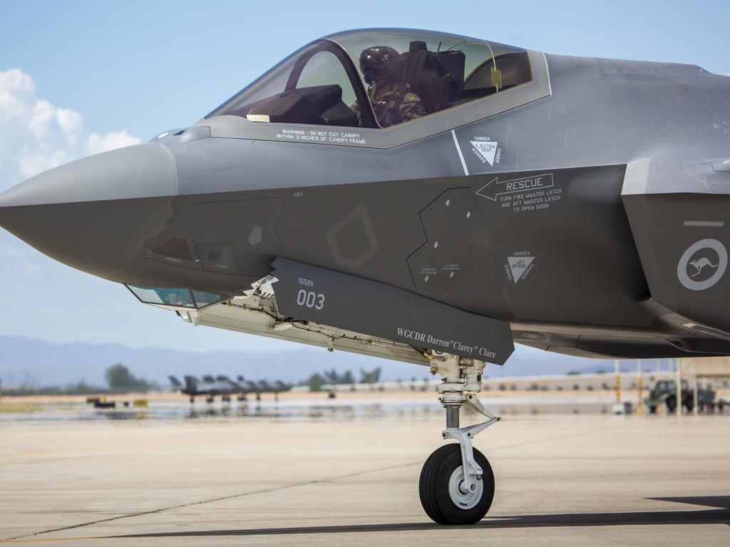 A Royal Australian Air Force F-35A aircraft during operations at Luke Air Force Base, Arizona. Picture: DEFENCE