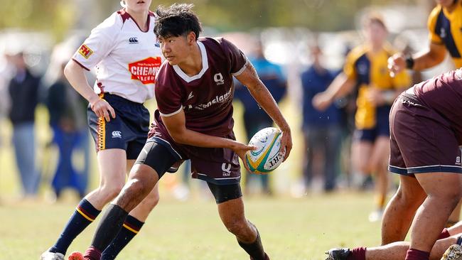 Kobi Nouanrasy. 2024 Australian Schools Rugby Championship held at Sunshine Coast Stadium, Queensland2-5 July. Day 2 Qld 1 V ACT Open Boys. Picture: Rachel Wright.