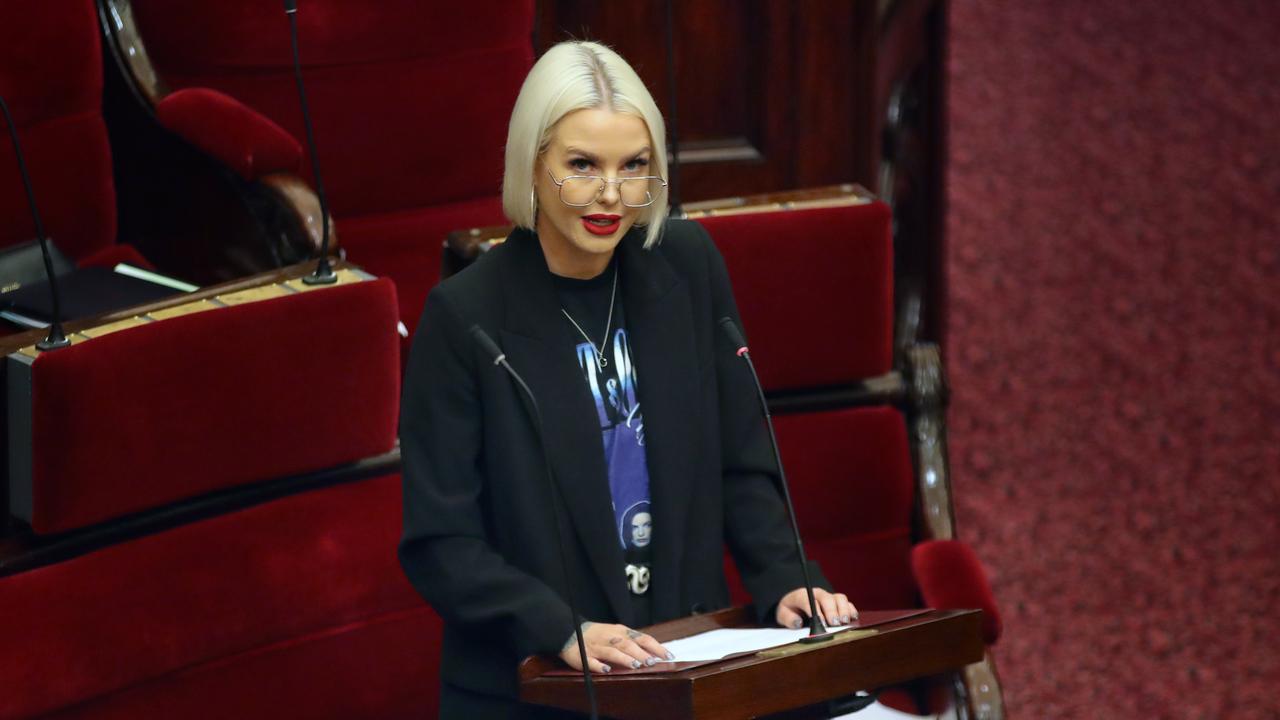 Georgie Purcell during Question time in the Legislative Council of the Victorian Parliament Picture: NCA NewsWire / David Crosling