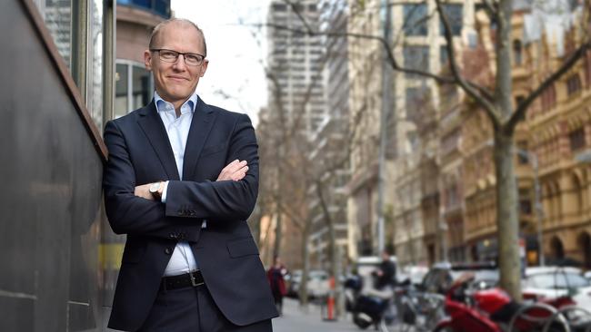 The new CEO of the Australian Energy Market Operator, Daniel Westerman, in Melbourne on Tuesday. Picture: NCA NewsWire/Nicki Connolly