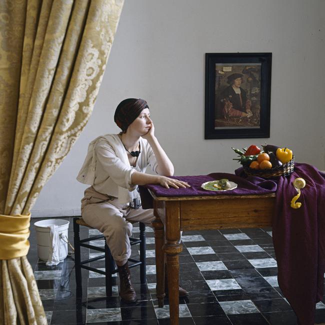 Anne Zahalka’s The Cleaner (Maryanne Redpath/performance artist) 1987 from the series Resemblance