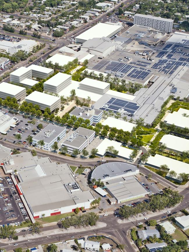 Casuarina Square from above in 2022.