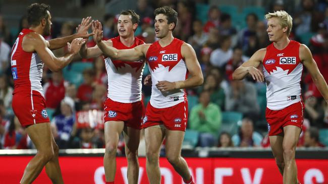 The Swans will be out to force more stoppages this week. Picture: AAP Images