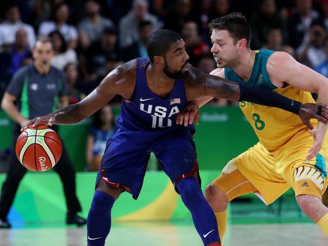 Kyrie Irving was part of the 2016 Team USA who won Olympic gold. Picture: Adam Head