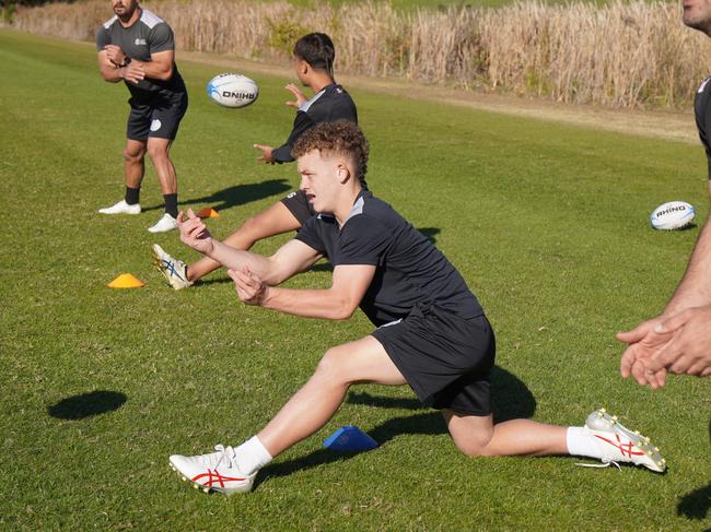 The Central Coast Sports College's boys' rugby league at training. Picture: CCSC