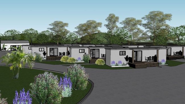 Artist impression of the houses. Picture – contributed.