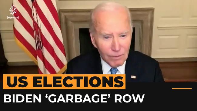 President Biden denies referring to Trump supporters as ‘garbage ...