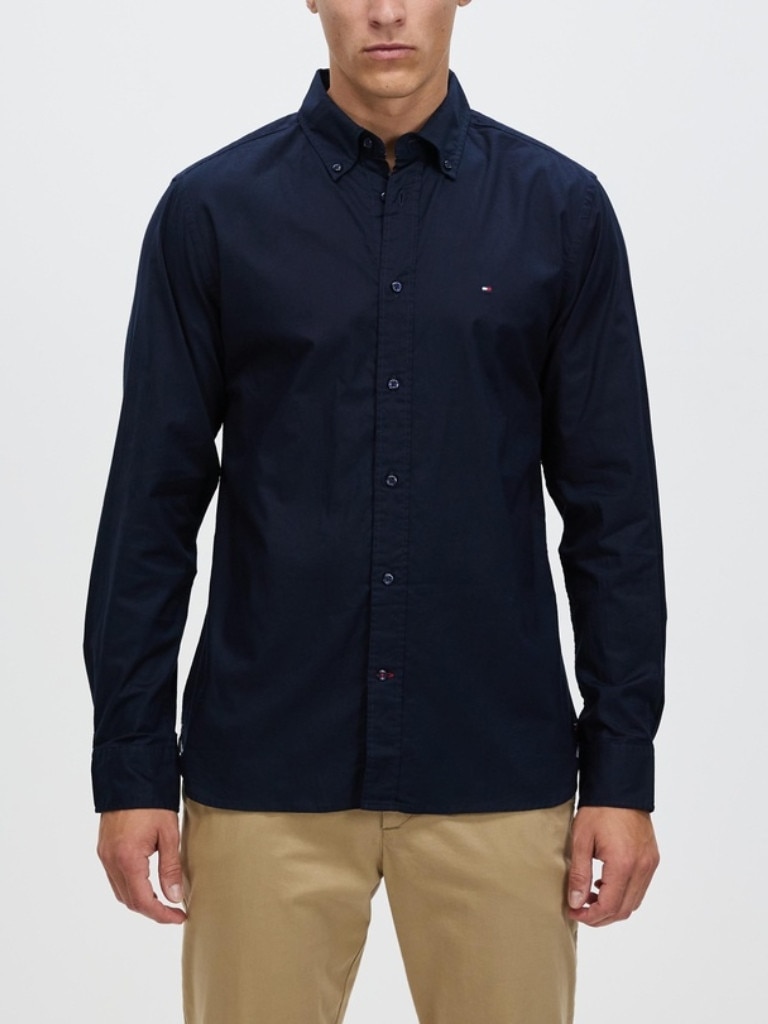 Tommy Hilfiger Flex Poplin Shirt. Picture: THE ICONIC.
