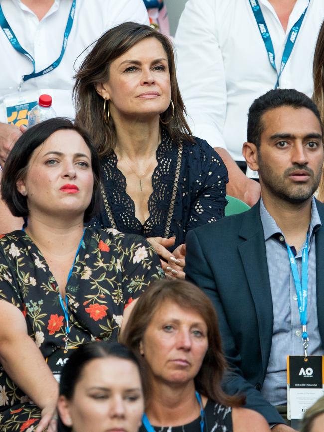  Lisa Wilkinson and Waleed Aly spend time out after work. Picture: AAP