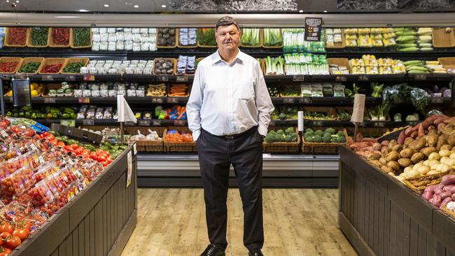 CEO of Ritchies Supermarkets, Fred Harrison at their store in Carrum Downs. Aaron Francis / The Australian