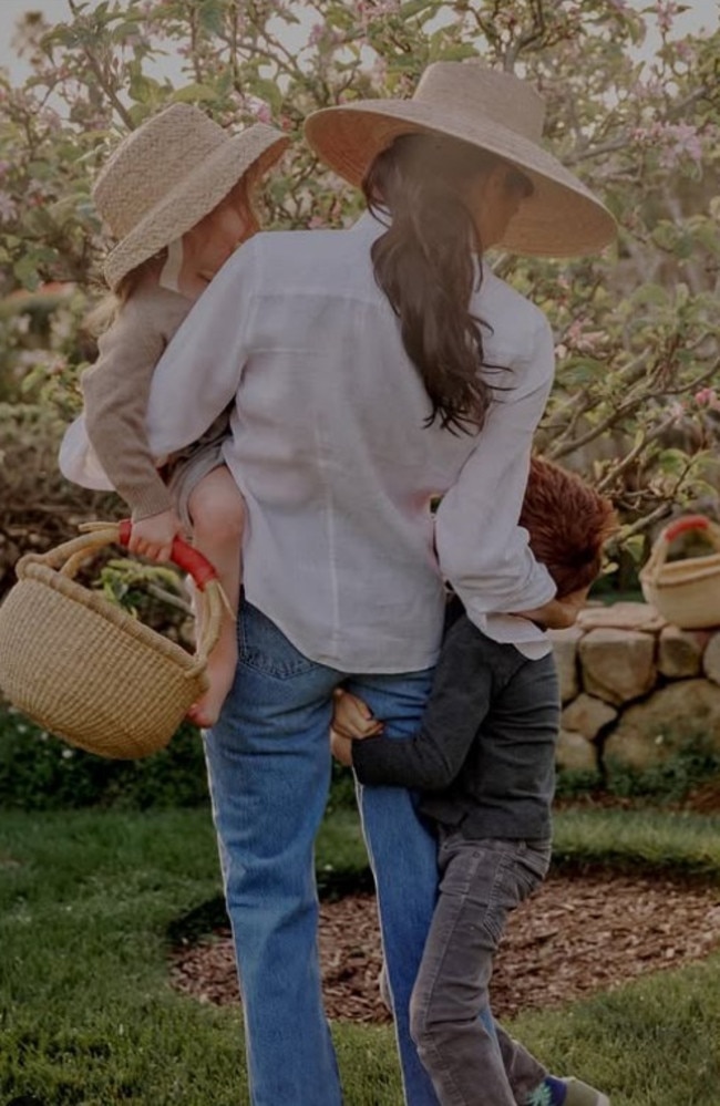 Meghan Markle has been giving the world more glimpses of her children lately. Picture: Instagram