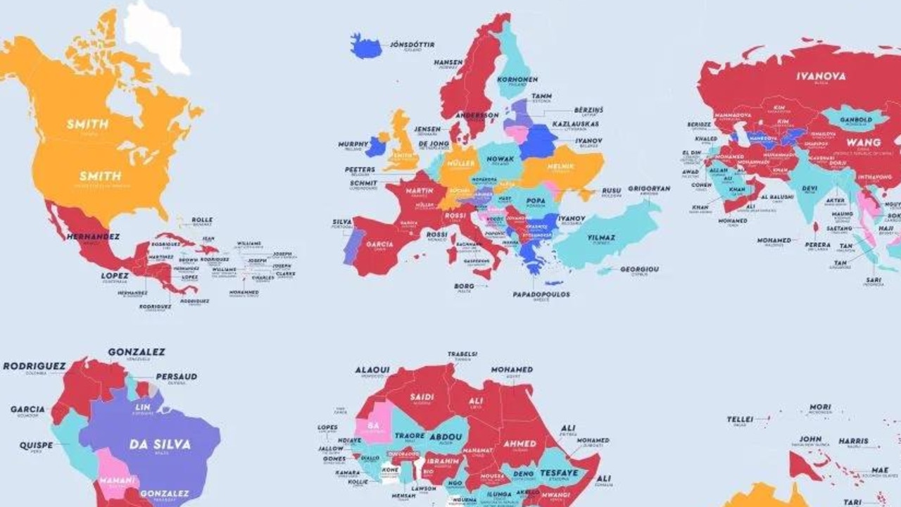 world-map-of-most-common-surnames-by-country-kidsnews