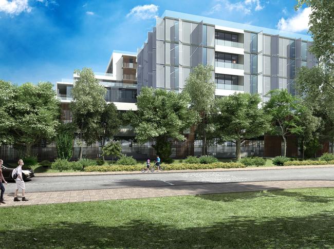 The apartments will include a public park.