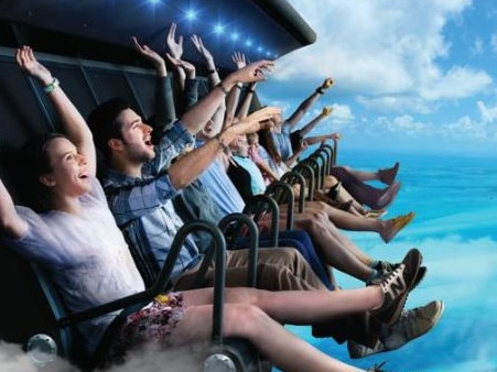 Dreamworld's new Sky Voyager ride. Picture: Dreamworld