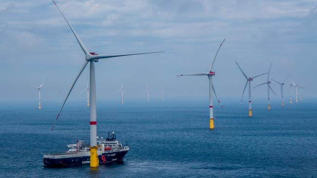 The Veja Mate offshore wind farm off the German coast. Picture: Copenhagen Infrastructure Partners