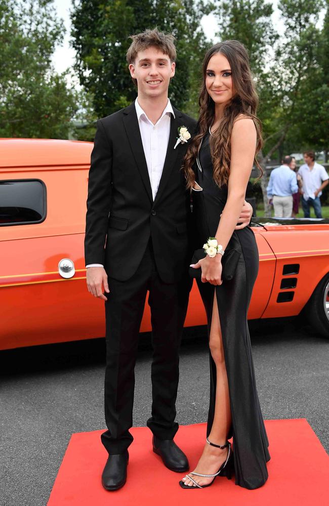 Ned Pittkin and Sarah Prendergast at Nambour State College School Formal. Picture: Patrick Woods.