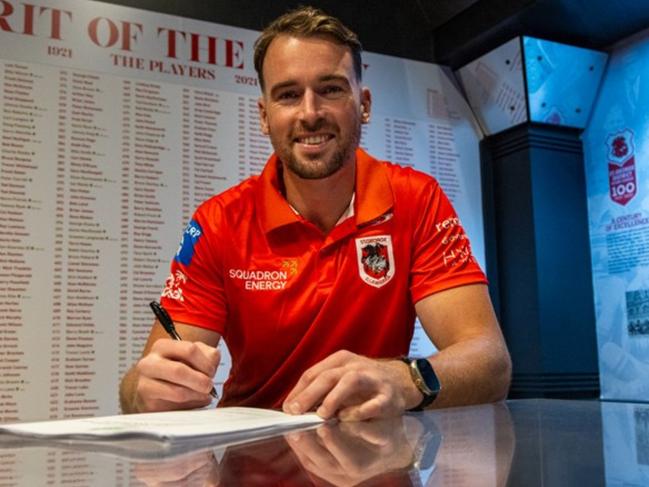 Clint Gutherson is officially a Dragon.