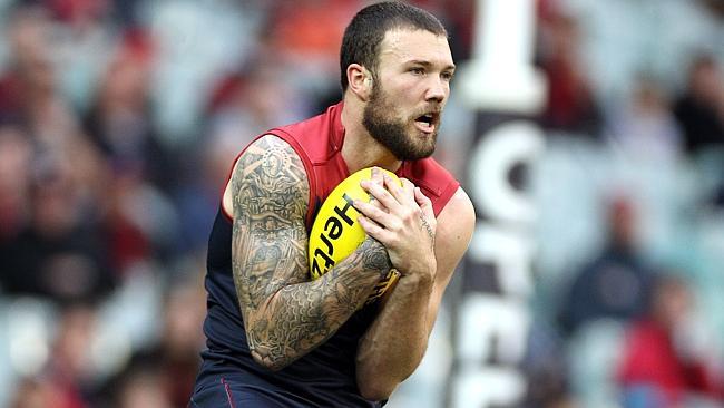 Clark joined Melbourne with high hopes from Brisbane. Picture: Wayne Ludbey