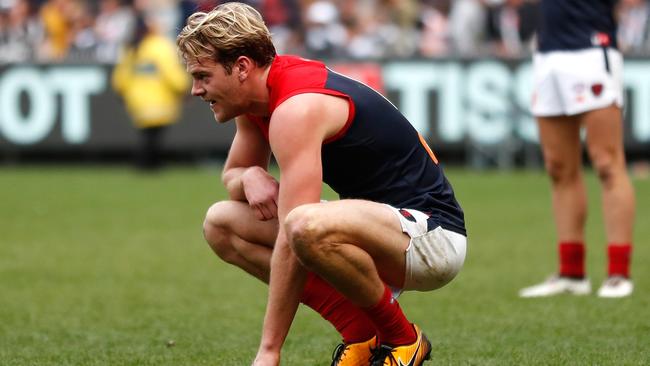 Jack Watts has finished 21st in Melbourne’s best and fairest. Picture: Getty