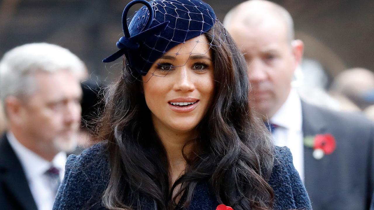 The Duchess of Sussex in one of her exquisite hats. Picture: Tolga AKMEN / AFP.