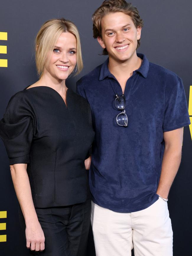 He appears to be close to both his famous parents. Picture: Rodin Eckenroth/Getty Images