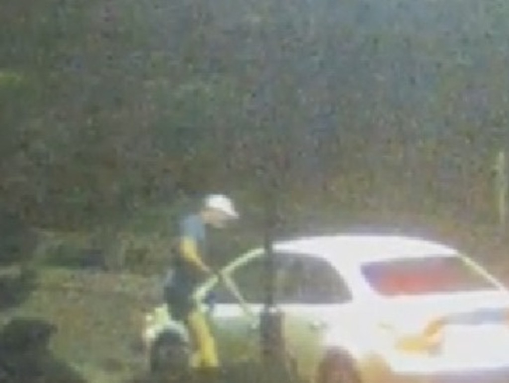 A mystery figure in a white car could hold the key to Logan Losurdo’s disappearance. Picture: NSW Police