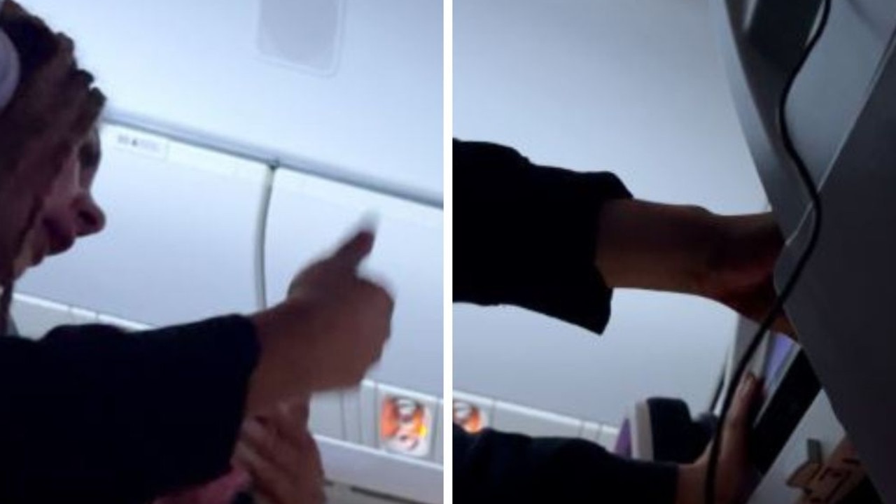 A passenger on a 12-hour flight refused to let the woman in front in front of her recline her seat while telling her to ‘respect the person behind you’.