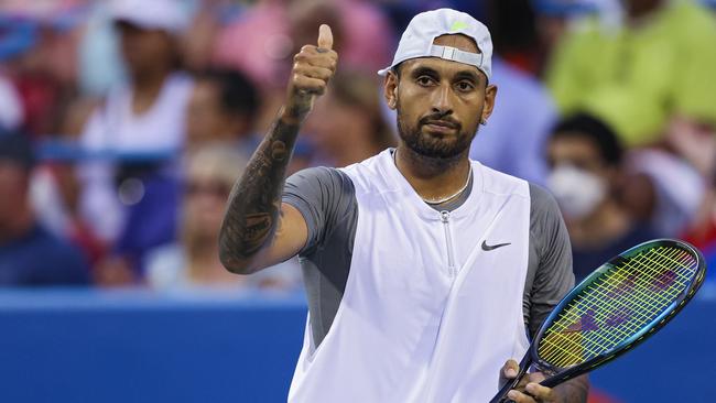 Nick Kyrgios is in strong form heading into the US Open. Picture: Getty Images