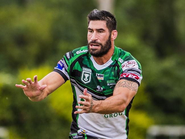 James Tamou playing for the Townsville Blackhawks in 2023. Picture: Supplied.