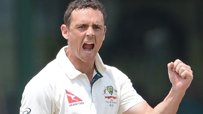 Stephen O'Keefe hurt his hamstring on day three in Kandy.