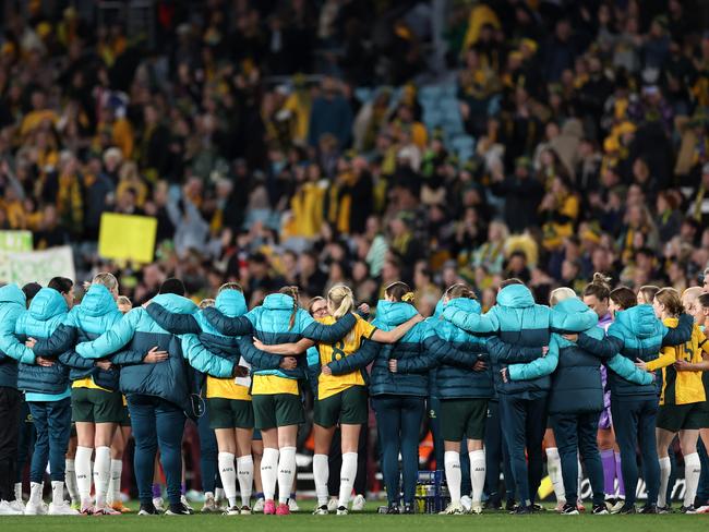 The Matildas faced a hiccup after their luggage was left at their training base in Spain. Picture: Getty Images