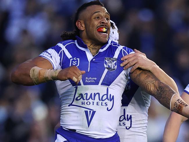 Josh Addo-Carr marked his return to the side with two tries. Picture:Jeremy Ng/Getty Images