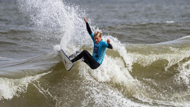 Coolangatta’s Marlon Harrison is one of the brightest prospects in Australian surfing. Photo: WSL/Paul Danovaro