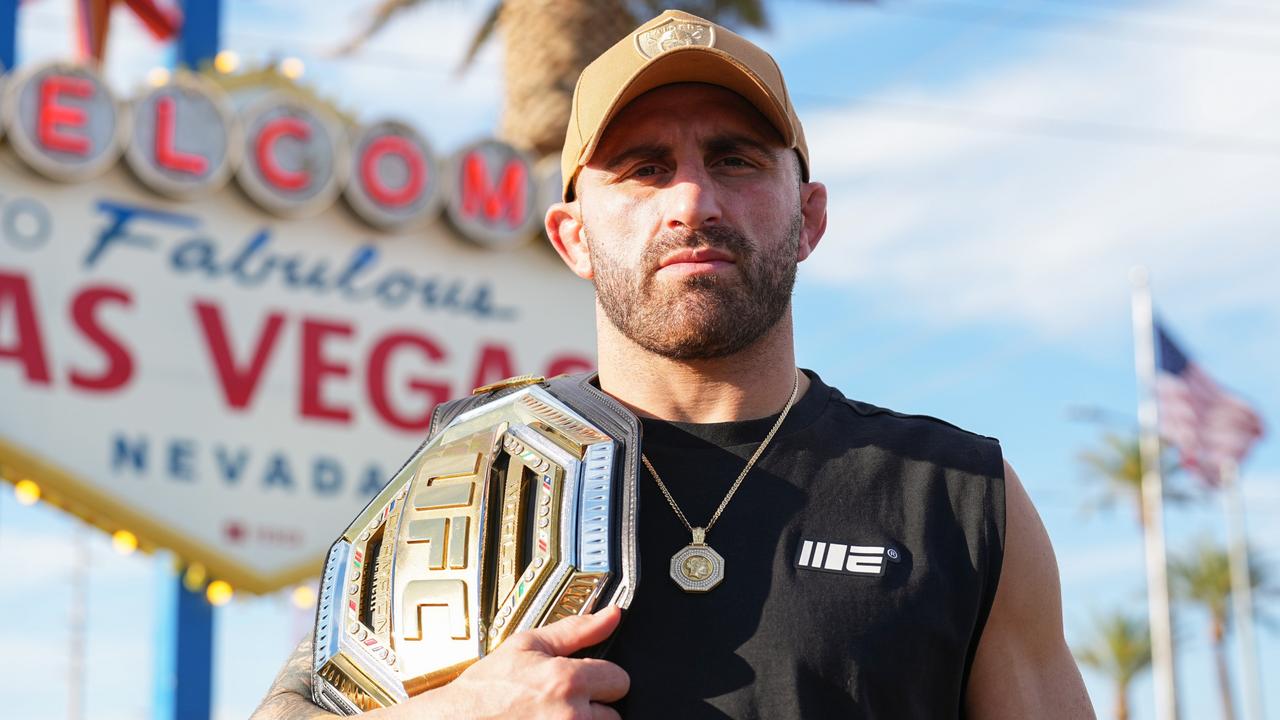 Alexander Volkanovski will look to defend his UFC featherweight title once again against Yair Rodriguez. (Photo by Chris Unger/Zuffa LLC)