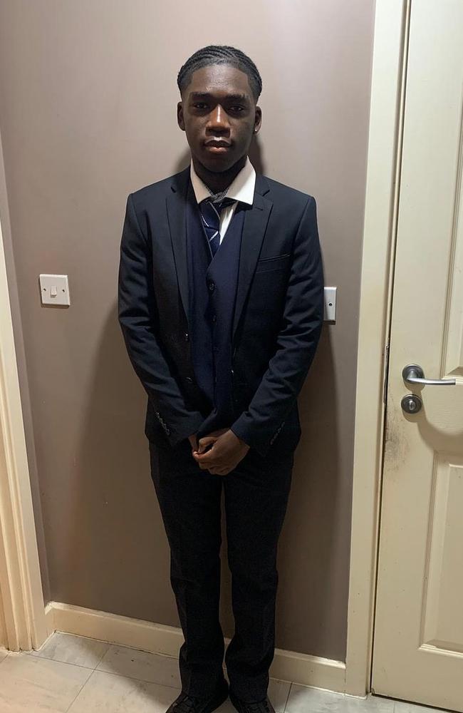 Marcus Fakana, 18, who has been sentenced to a year in prison for having a sexual relationship with a 17-year-old in Dubai. Picture: Detained in Dubai/PA Wire.