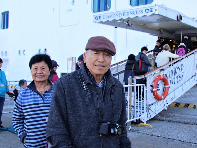 James Kwan (right) and his wife is Theresa (left). Picture: Supplied