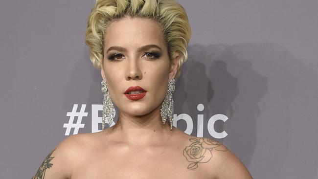 Halsey attends the Fashion Week amfAR Gala New York at Cipriani Wall Street on Wednesday, Feb. 7, 2018, in New York. (Photo by Evan Agostini/Invision/AP)