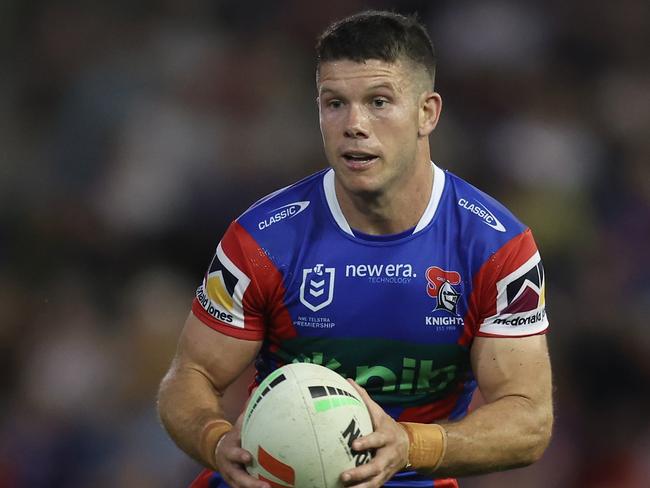 Jack Cogger had a mixed night against the Storm. Picture: Scott Gardiner/Getty Images