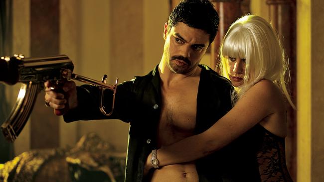 Dominic Cooper (with Ludivine Sagnier) plays both Uday Hussein and the soldier forced to be his double in The Devil’s Double.