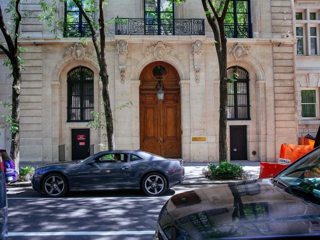 Jeffrey Epstein’s $110 million Upper East Side townhouse. Prince Andrew allegedly stayed at the late billionaire’s home when he was in New York. Picture: Getty Images/AFP